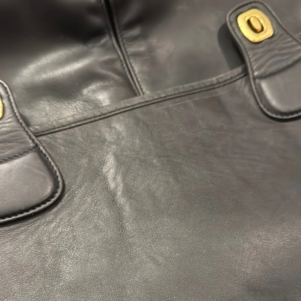Vintage Coach Black Leather Men’s Briefcase pre-owned.
